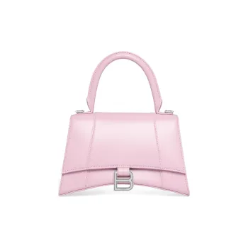 Balenciaga Leather Shoulder Bag Crossbody Bag Handbag Small Size Women's Pink