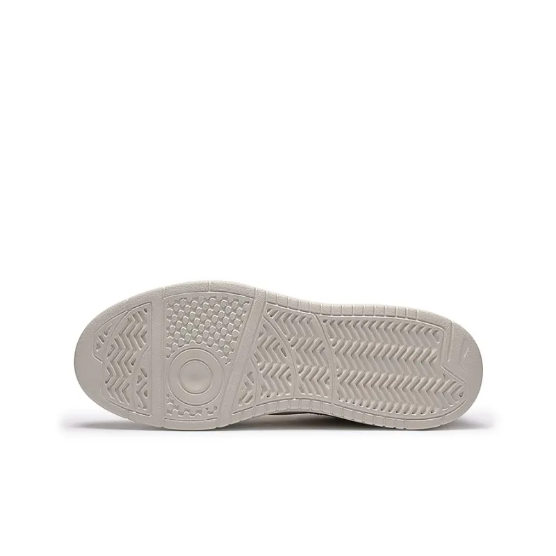 LiNing Line 2.0 At The Beginning Anti-Slip Wear-Resistant Low-Top Skateboard Shoes Women's White Green-4