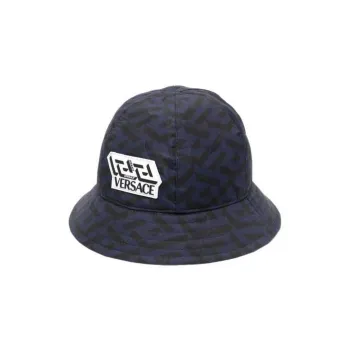 VERSACE Logo patch Bucket Hat