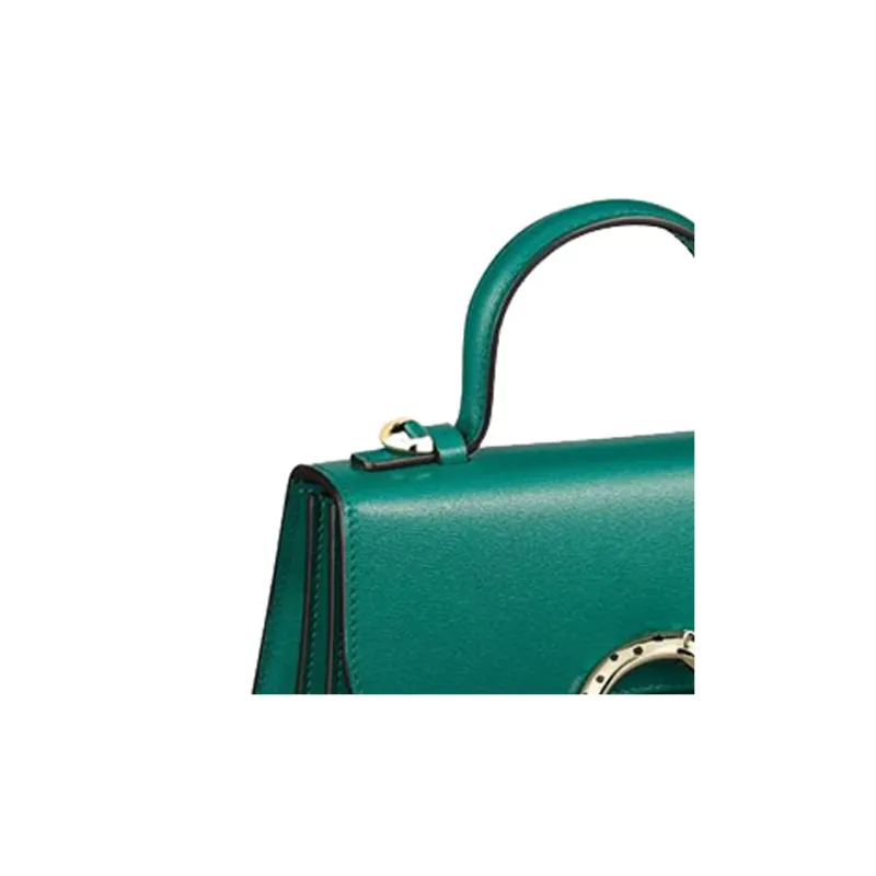 CARTIER Panthère De Cartier Calfskin Shoulder Bag Crossbody Bag Handbag Mini Women's Green-5