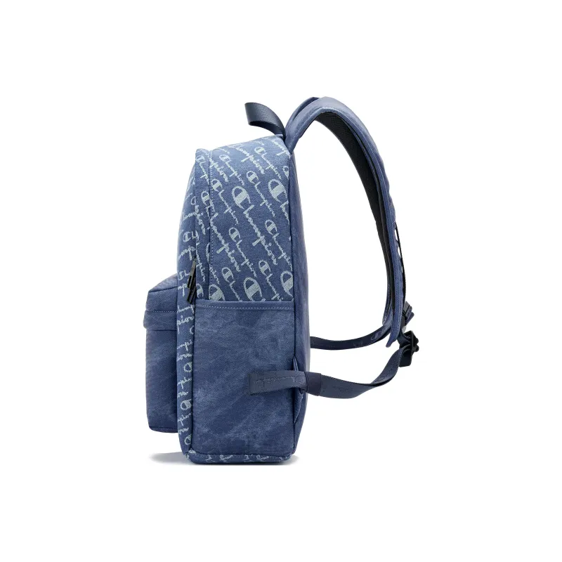 Champion Fabric Backpack Unisex Dark Blue/Black-2