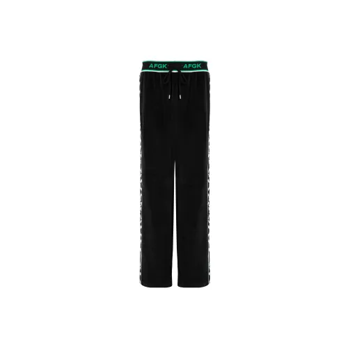 AFGK Knitted Sweatpants Men Black