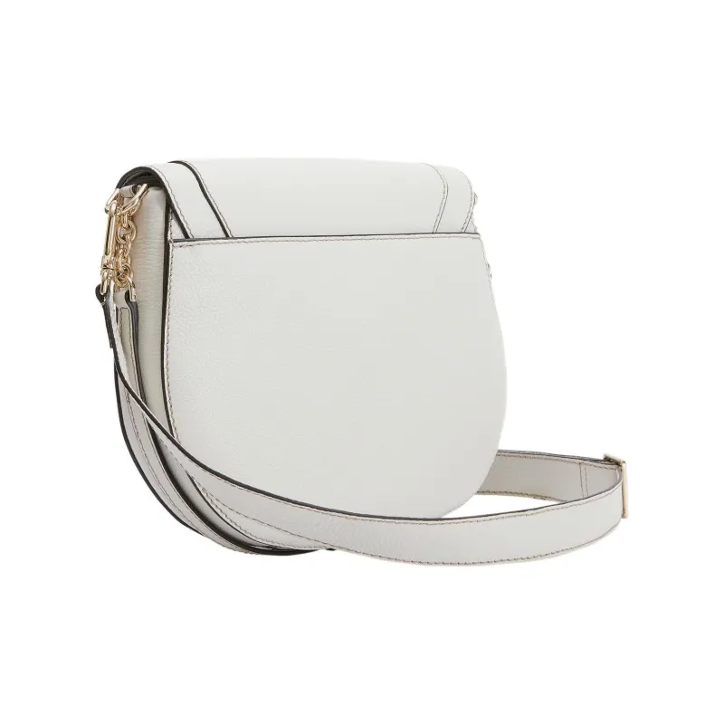 Furla Club 2 Grained Calfskin Saddle Bag Shoulder Bag Crossbody Bag Small Size Women's Cotton Candy-2