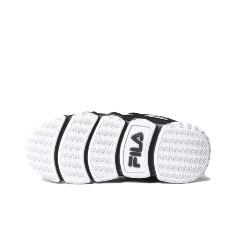FILA Barricade Xt97 Anti Slip Wear Resistant Low Top Vintage Basketball Shoes Unisex Black White-4