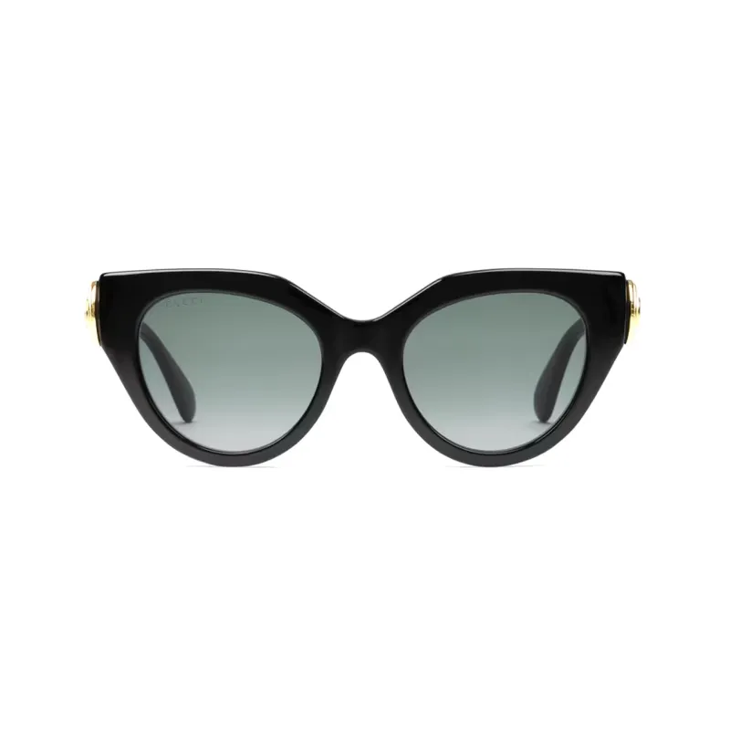 GUCCI Logo-plaque Cat Eye-frame Sunglasses-0
