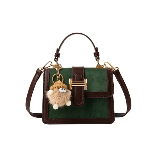 NOMK Leather Small Square Bag Handbag Regular Women's Checkerboard