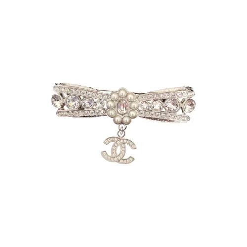 CHANEL Brooches Women's Silver