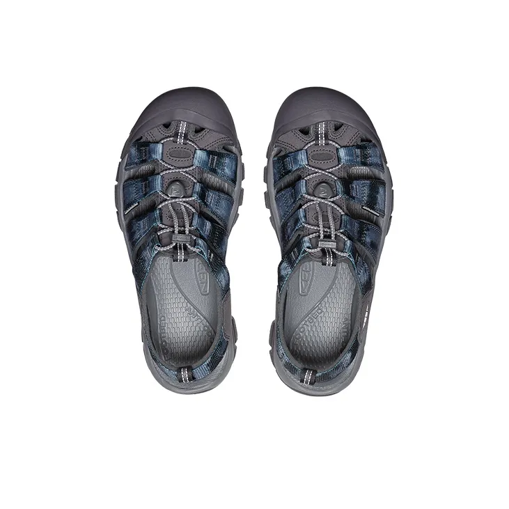 KEEN Newport H2 Breathable And Wear resistant River Trekking Shoes Men's Gray Blue-3