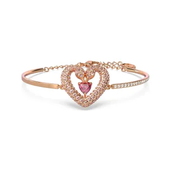 Swarovski Rose Gold Tone Plated Bracelets Unisex Gold