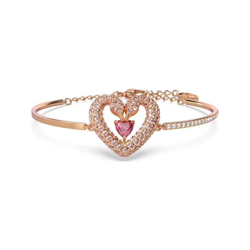 Swarovski Rose Gold-Tone Plated Bracelets Unisex Gold-0