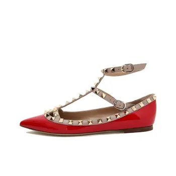 Valentino GARAVANI Casual Single Shoes Women's Red