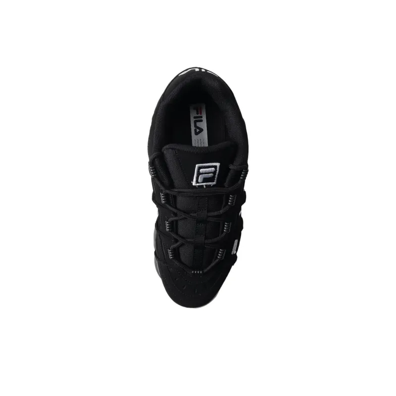 FILA Barricade Xt97 Anti Slip Wear Resistant Low Top Vintage Basketball Shoes Unisex Black White-2