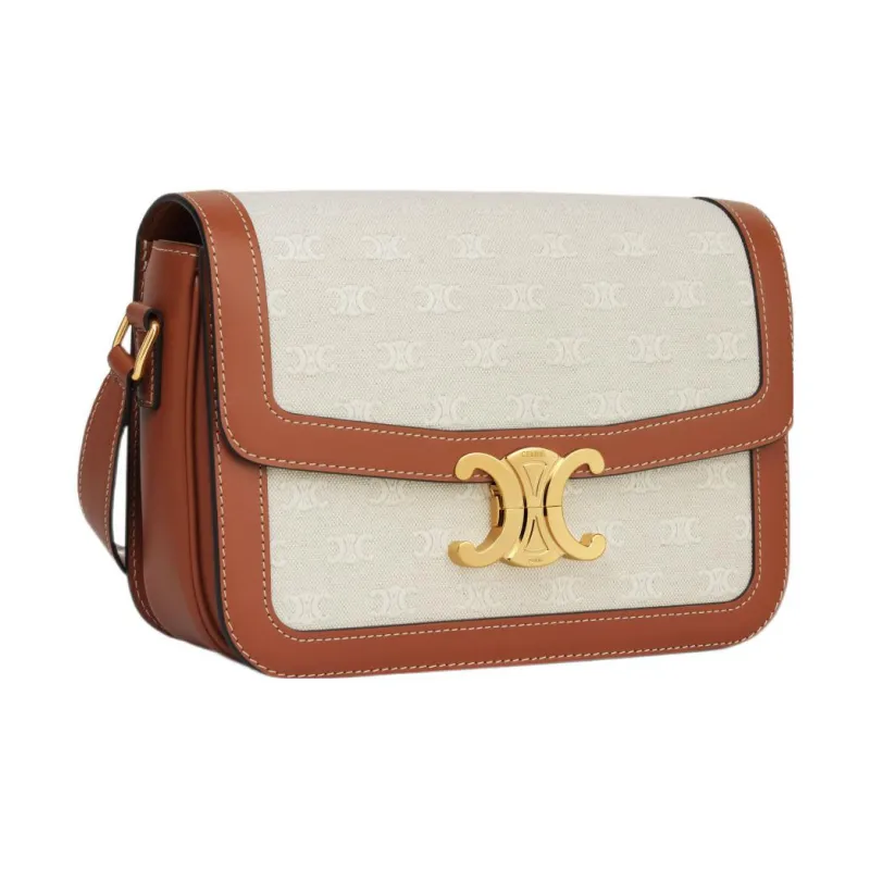CELINE Triomphe Shoulder Bags-2