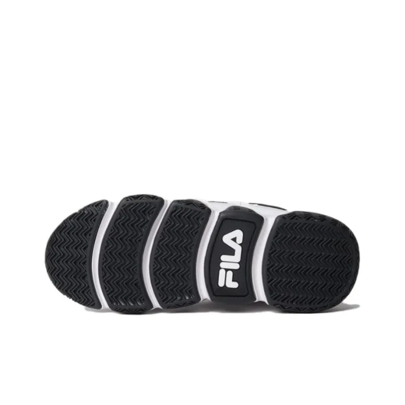 FILA Barricade Xt97 Anti-Slip Wear-Resistant Low-Top Vintage Basketball Shoes Unisex White Black-3