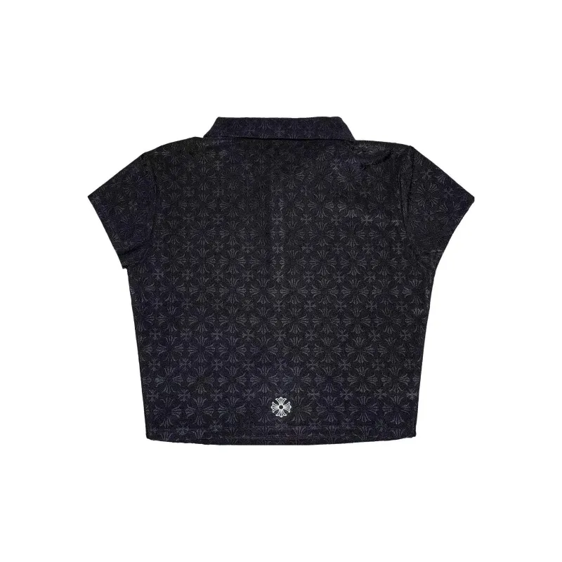 Chrome Hearts Polo Shirts Women's Black-1