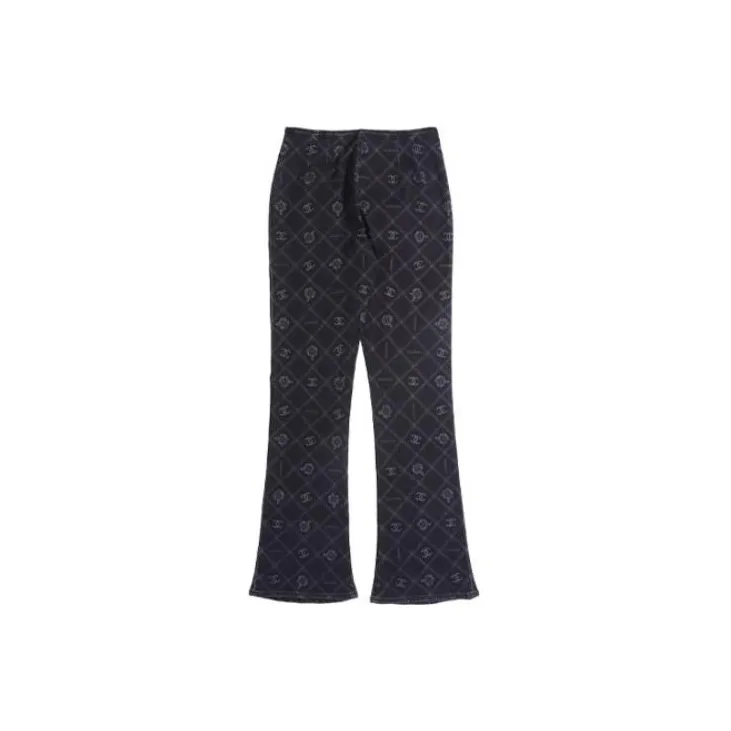 CHANEL Jeans Women's Black-1