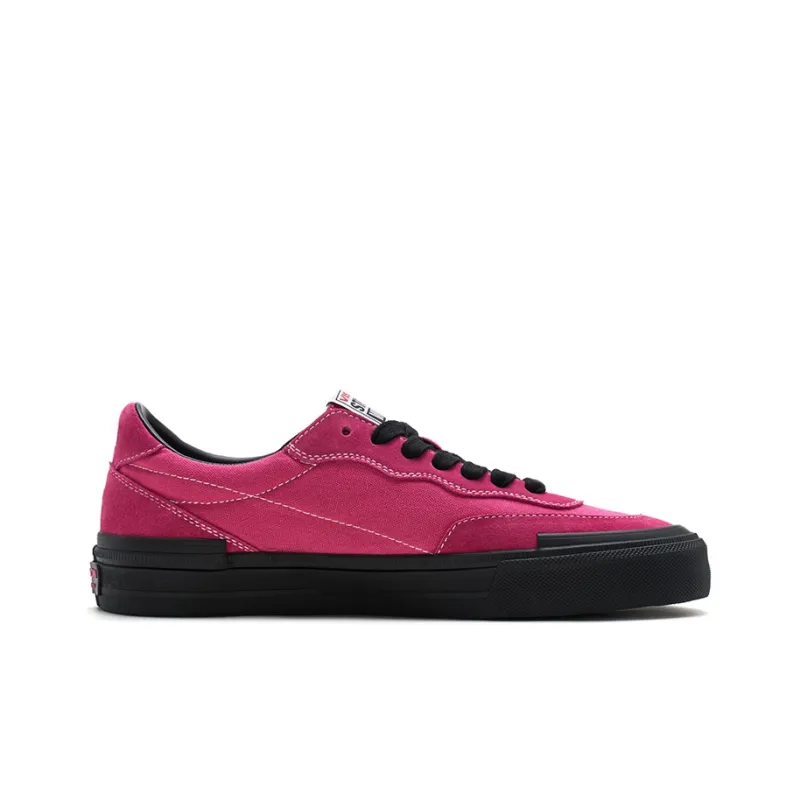 Vision Street Wear Flat Top Wear Resistant Breathable Coverage Low Top Skateboard Shoes Unisex Dragon Fruit Pink-1