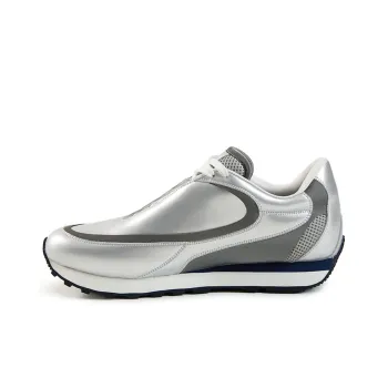 CONP Wear Resistant Low Top Casual Shoes Unisex Reflective Silver