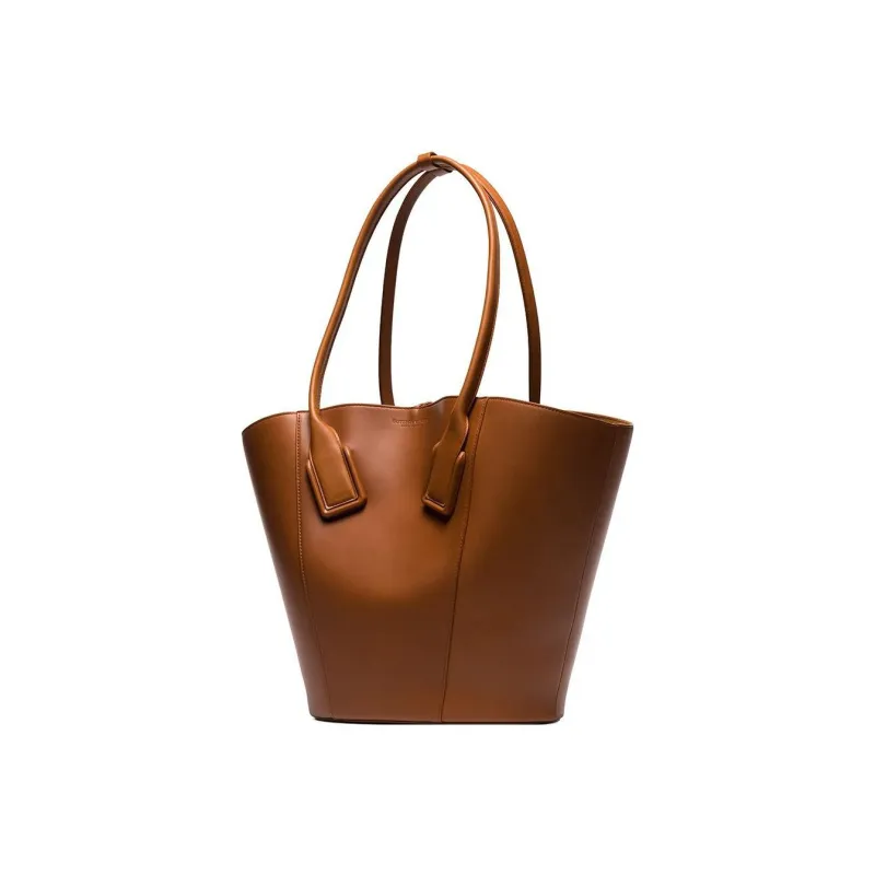Bottega Veneta Leather Tote Bag, Shopping Bag, Handbag Regular Women's Brown-2