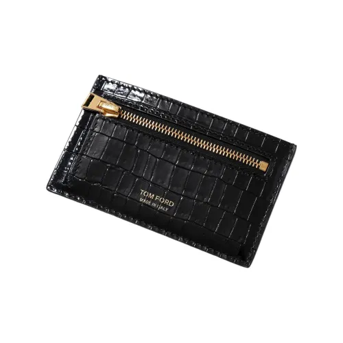 TOM FORD Leather Card Holder Card Holder Men's Black