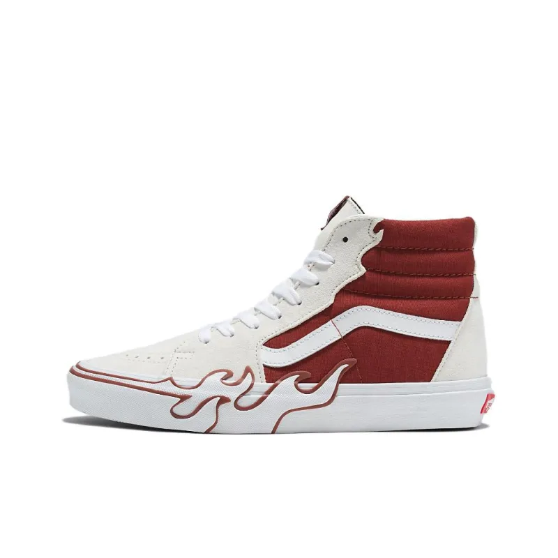 Sk8 Vans Hi 'Flame White Tawny Port'-0