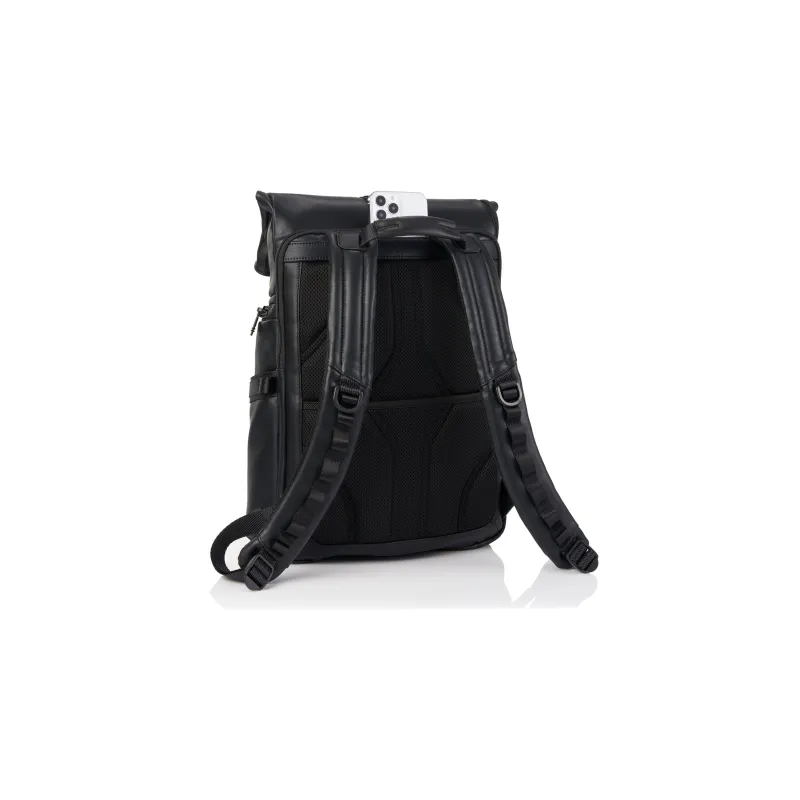 TUMI Leather Travel Bag Backpack Regular Unisex Black-3
