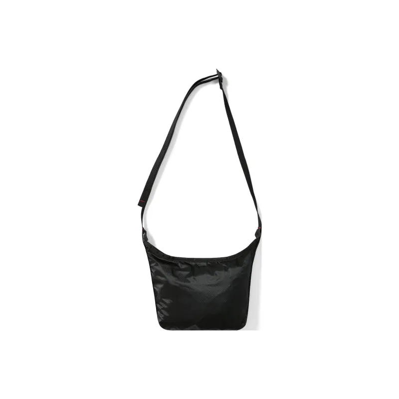 Thisisneverthat Nylon Mesh Pocket Shoulder Bag, Crossbody Bag Mini Unisex Black-1