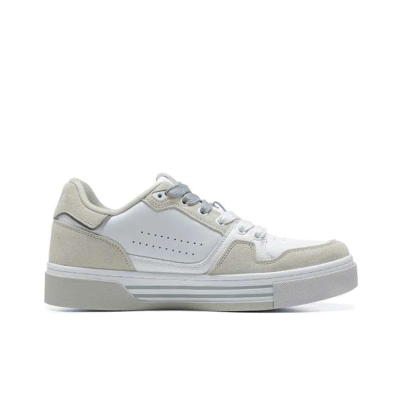 STANAIR Play Cool 1.0 Low-Top Skateboard Shoes Unisex Light Gray White-1