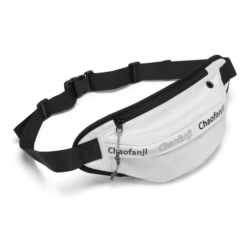 CHAOFANJI Membrana Dermalis Sling Bag, Shoulder Bag, Crossbody Bag, Fanny Pack Regular Unisex White/Black-1