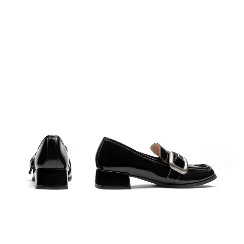 TOOMANYSHOES Jazz Lounge Loafers Women's Black-2