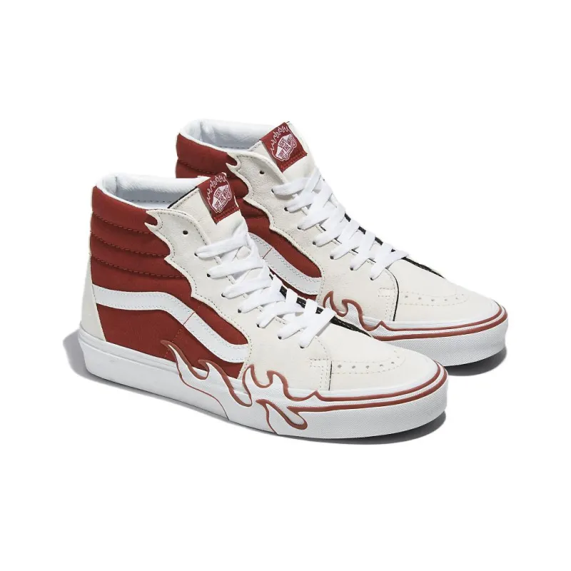 Sk8 Vans Hi 'Flame White Tawny Port'-1
