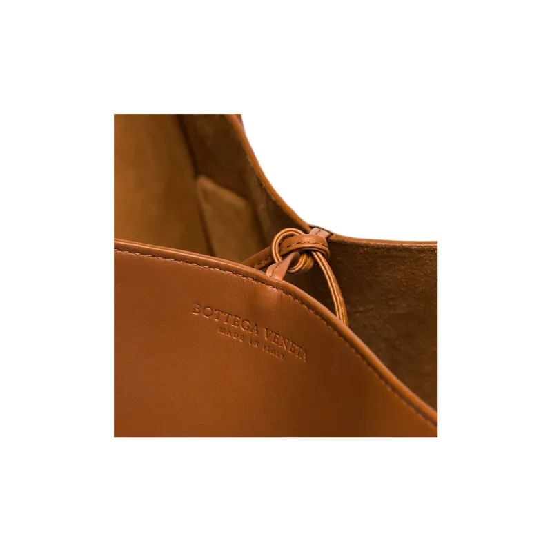 Bottega Veneta Leather Tote Bag, Shopping Bag, Handbag Regular Women's Brown-7