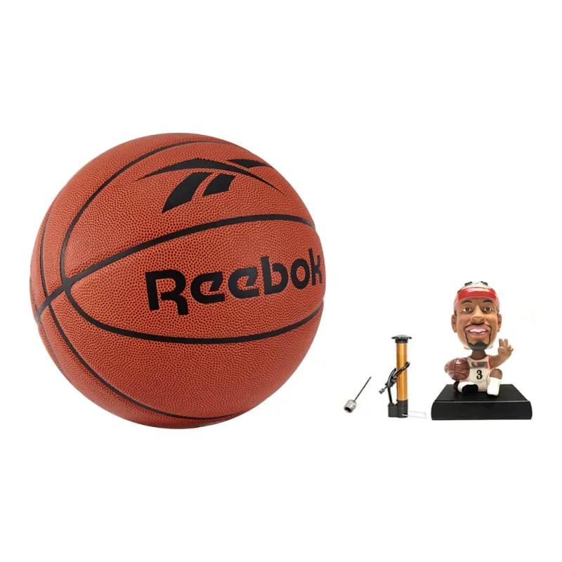 Reebok PU Basketball Brown Size 7 Training Match Unisex-1
