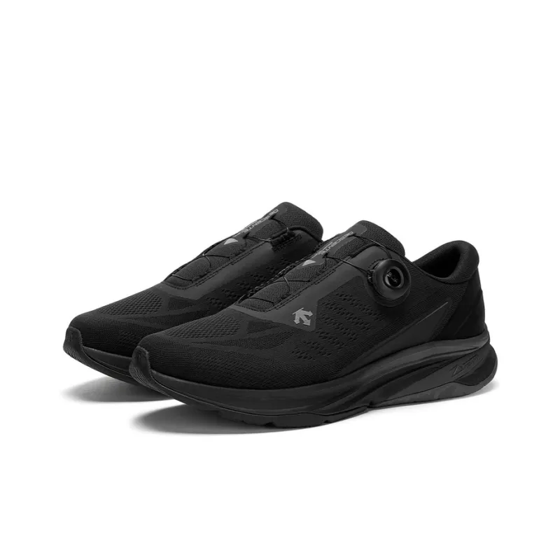 DESCENTE Enerzite Cushioning Breathable Low Top Running Shoes Men's Black-2