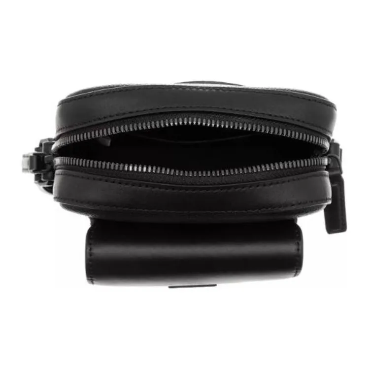 MCM Klassik Visetos Leather Shoulder Bag, Crossbody Bag Mini Men's Black-3