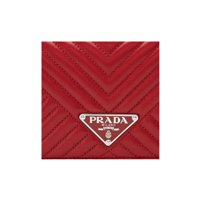 PRADA Leather Crossbody Bag, Shoulder Bag Women's-6