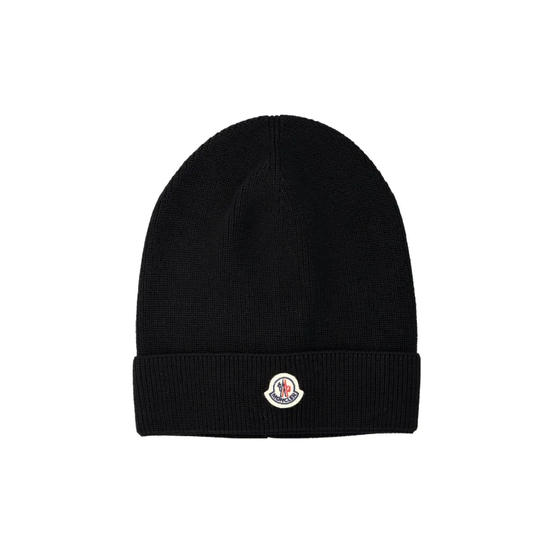 Moncler Cotton Beanies Baby Black-0