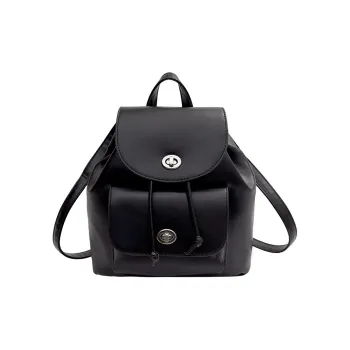 NOMK PU Chain Bag Crossbody Bag Shoulder Bag Small Square Bag Backpack Regular Women's Silver