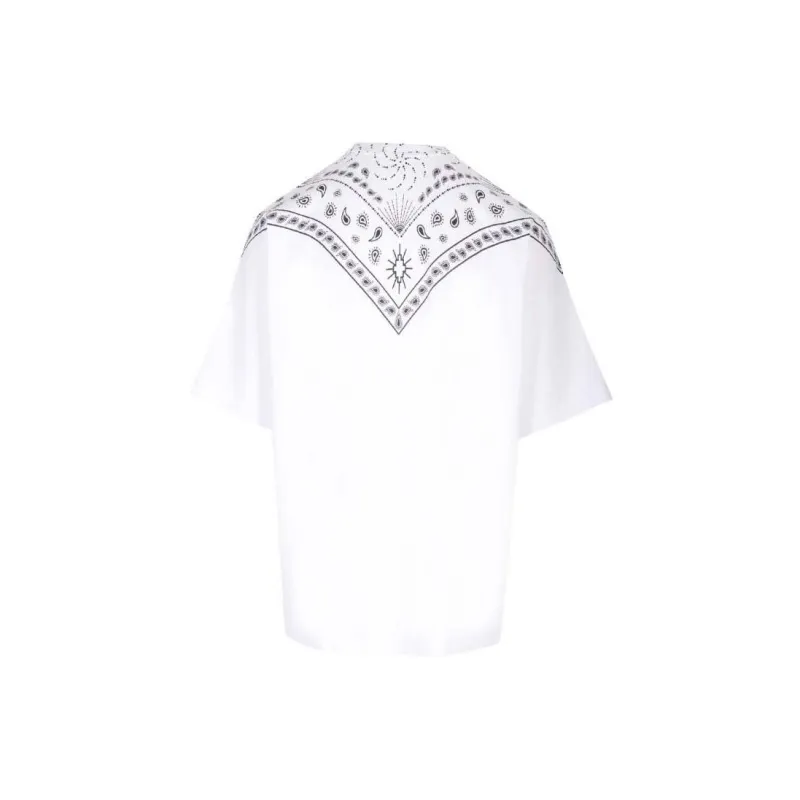 Marcelo Burlon County Of Milan Bandana Printed Crewneck T Shirt-1