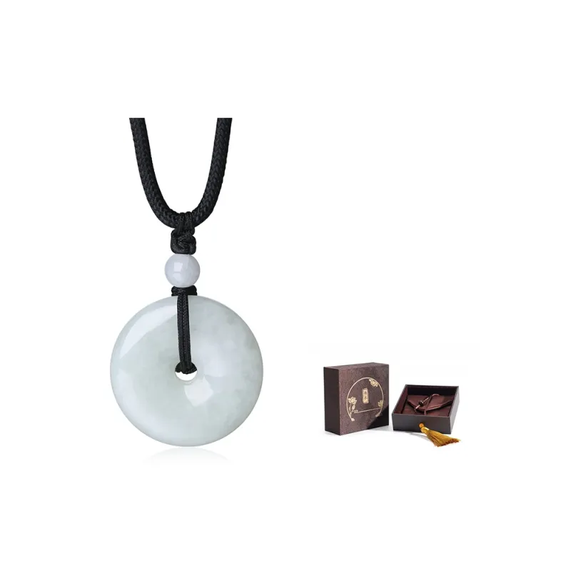 Qing Yi Glutinous Jade Jadeite Pendants Unisex-9