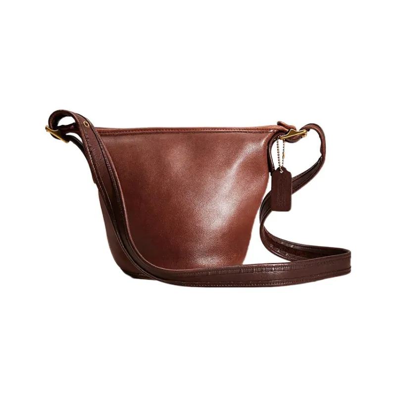 COACH Maggie Glove Tanning Shoulder Bag Crossbody Bag Medium Size Women's Brown-0