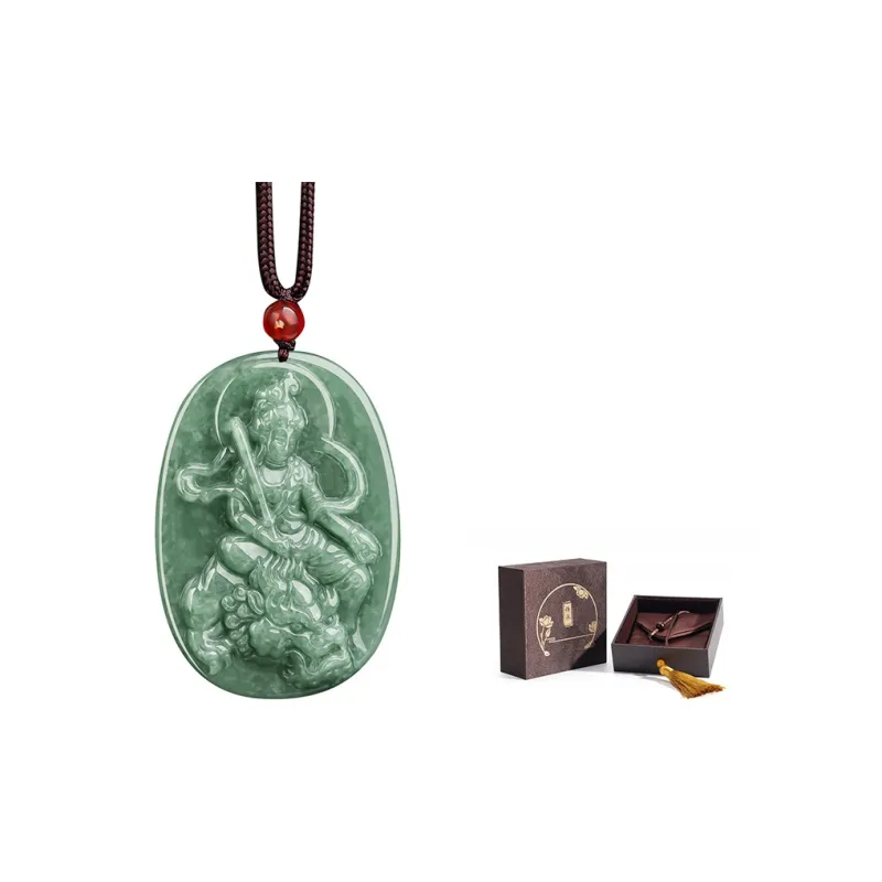 Qing Yi Jadeite Necklaces Unisex-3