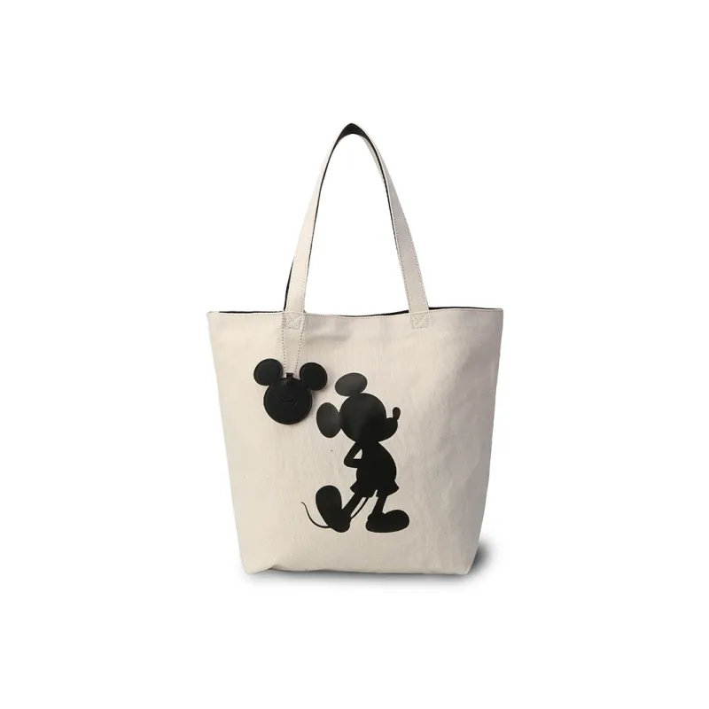 Disney Canvas Bag Tote Bag Shopping Bag Handbag Shoulder Bag Unisex-6