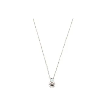 VERSACE Metal Necklaces Women's Silver