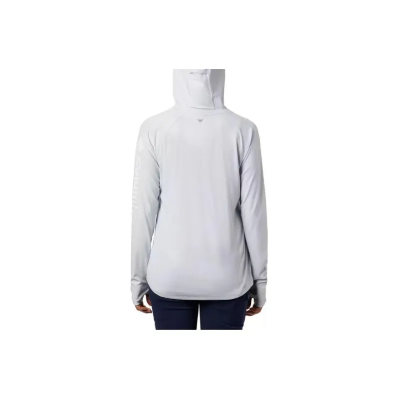 Columbia T-Shirts Women's Gray White-1