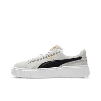 PUMA SuedePlatform 'White And Black' Women's
