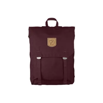 Fjallraven Cotton With Polyester Messenger Bag Backpack Regular Unisex Dark Brown Purple