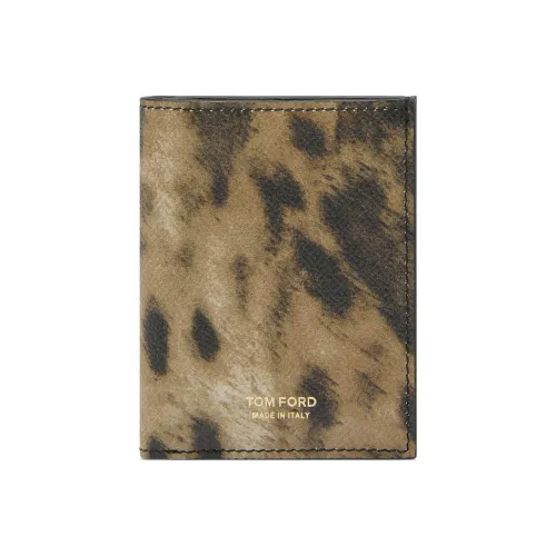 TOM FORD Leather Card Holder Card Holder Men's Multicolor