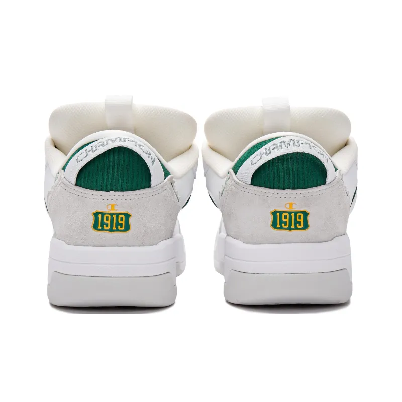 Champion Anti Slip Wear Resistant Low Top Skateboard Shoes Men's Green-3
