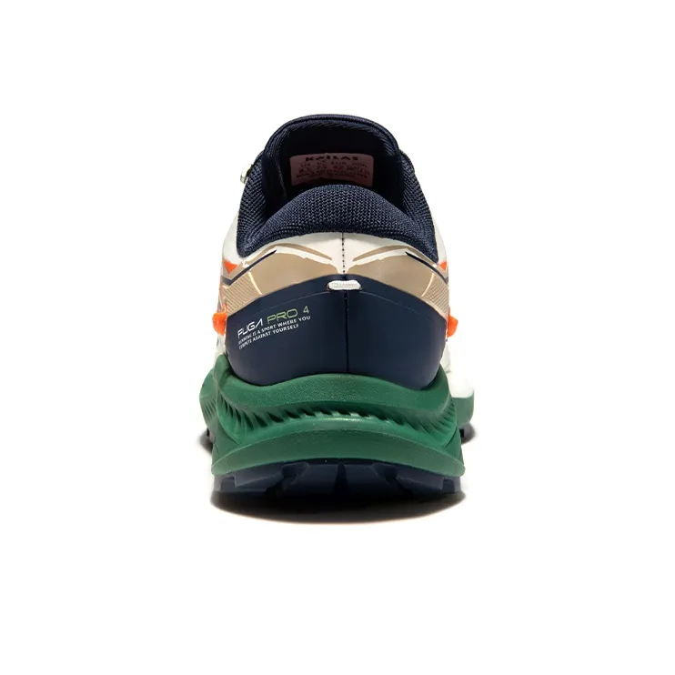 KAILAS FUGA Anti Slip Wear Resistant Breathable Support Low Top Trail Running Shoes Men's Natural Unbleached/Navy Blue-3